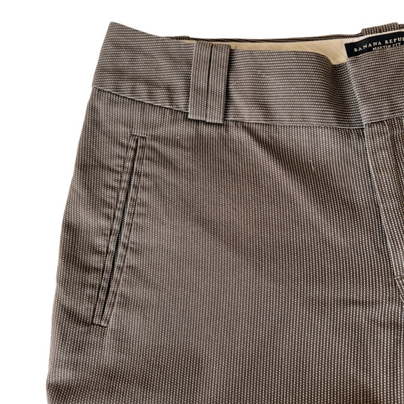 Banana Republic Martin Fit Stretch Straight Leg Cropped Pants Size 6 - Picture 5 of 10